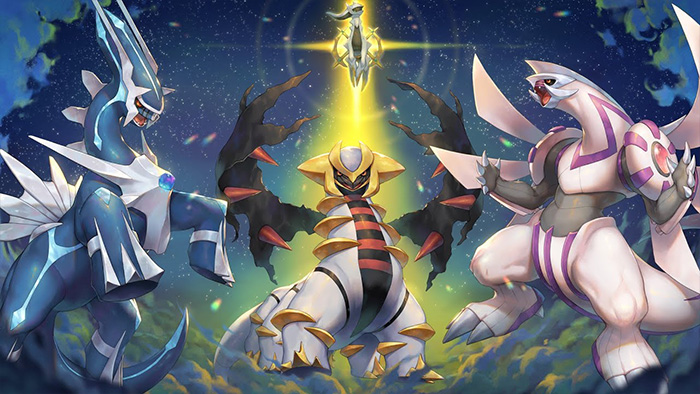 Dialga, Palkia, Giratina